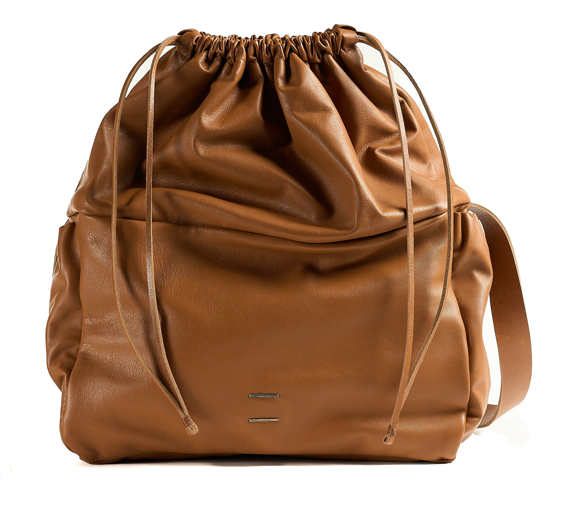 daniele basta leather and silver bags - FRONT
